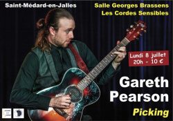 Affiche concert Gareth Pearson 2019